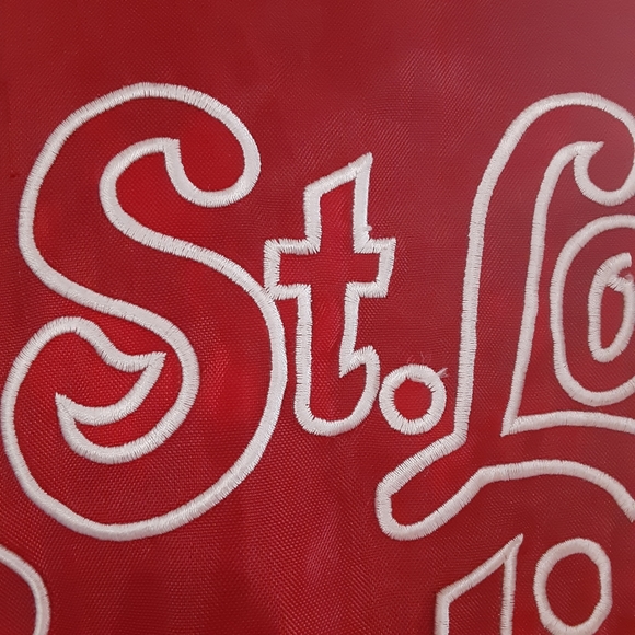 St. Louis Cardinals, MLB, Full Zip Polyester Windbreaker, Size Medium - Picture 7 of 11